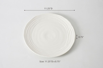 Le Blanc Collection- Round Dinner Plate