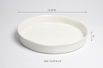Le Blanc Collection- Round Platter
