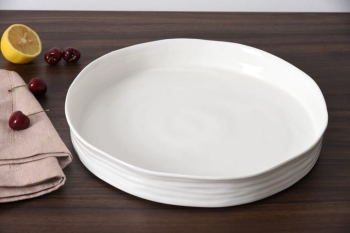 Le Blanc Collection- Round Platter