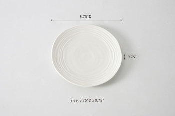 Le Blanc Collection- Round Salad Plate