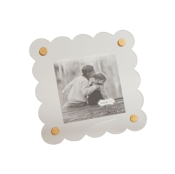 Scallop Acrylic Frame, 3 asst