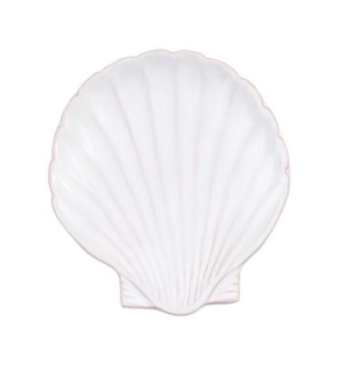 Shell Tidbit Plates, 4 asst