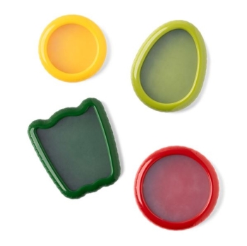 Silicone Produce Saver Pods, 4 asst.