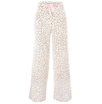 Taupe Leopard Pajama Pants