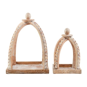 White Beaded Lantern