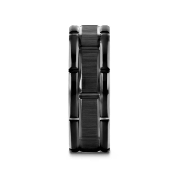 Windsor Black Tungsten Carbide Men's Wedding Band