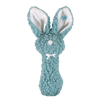Woolly Bunny Post Rattle, 3 Asst