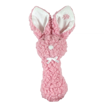 Woolly Bunny Post Rattle, 3 Asst