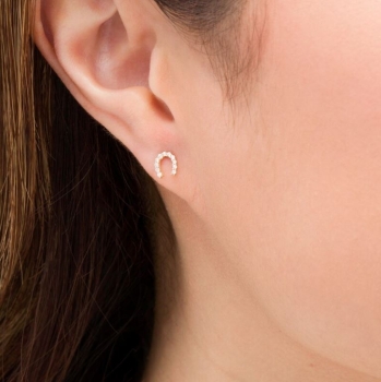 Horseshoe Stud Earrings