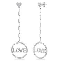 Dangle Love Earrings