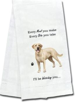 Yellow Labrador Kitchen Towel