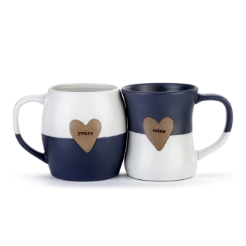 Yours & Mine Hug Mugs-Set of 2