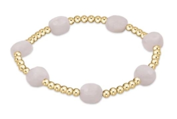 Admire Gold 3mm Bead Bracelet - Moonstone