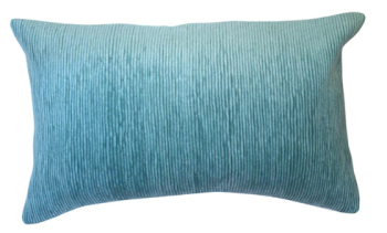 Teal Ribbed Pillow