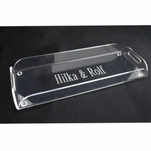 Acrylic Vanity / Bread Tray - Laser Engraved