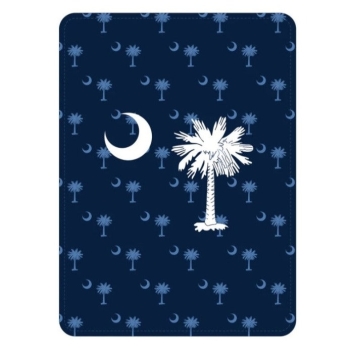 Palmetto Tree & Moon Large Throw Blanket