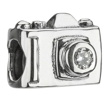 Camera Clear CZ Charm