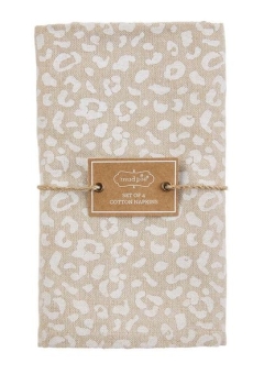 Cheetah Print Napkin Set of 4