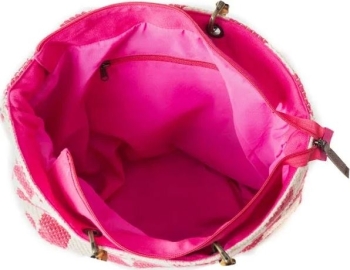 Classic Cottage Checker Tote Bag - Pink