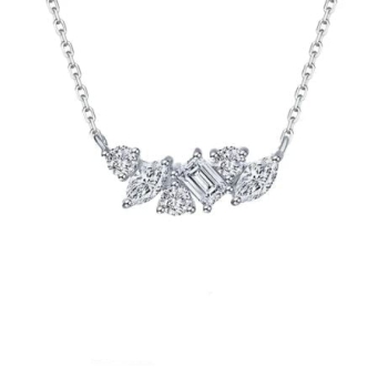 Prismatic Cluster Necklace