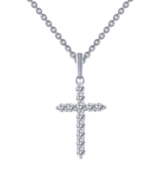0.36 CTW Cross Pendant Necklace