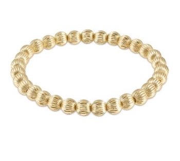 Dignity Gold 6mm Bead Bracelet