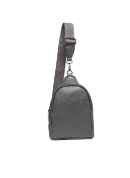 Ellen Vegan Guitar Strap Sling Bag - Gunmetal