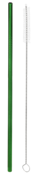 Reusable Holliday Metal Straws with Cleaning Brush