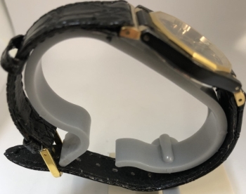 Golden and Black Leather Quartz