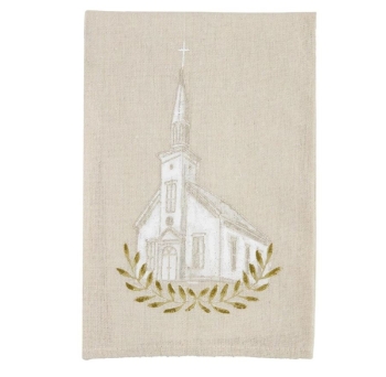 Church Painted Towel