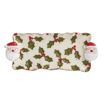 Christmas Holly Everything Dish