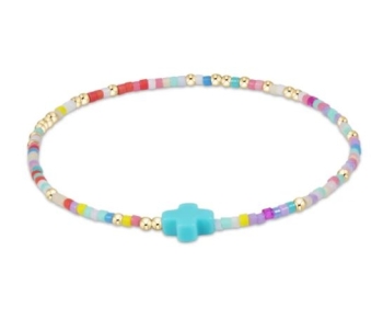 Hope Unwritten Signature Cross Bracelet - Hot Mess