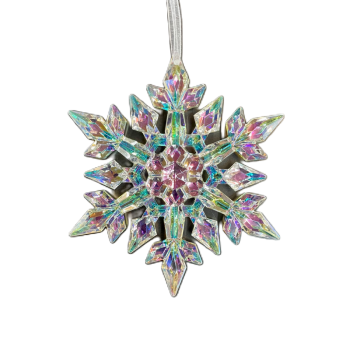 Glacier Snowflake Ornaments, 2 Asst