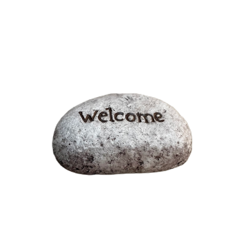 Recycled Paper Welcome Stone
