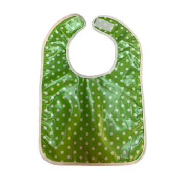 Laminated Polka Dot Bib