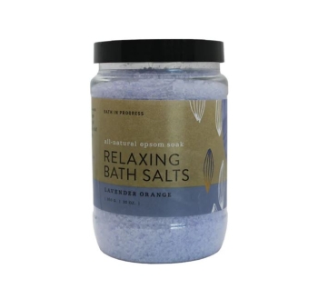 Relaxing Epsom Spa Soak-Lavender Orange