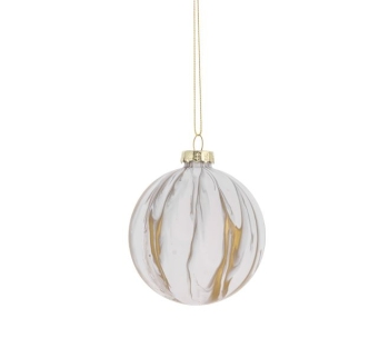 Marbleized Holiday  Ornament - 3 Asst.