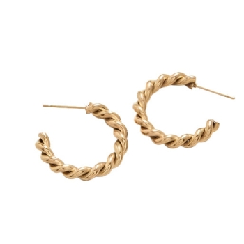 Mitchelville Hoop Earrings Gold