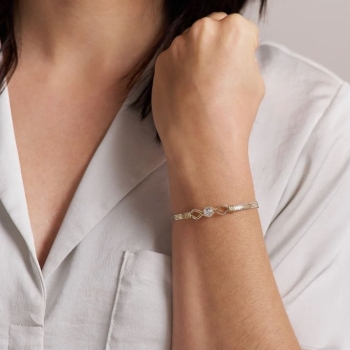 One Day at a Time Clear Bracelet