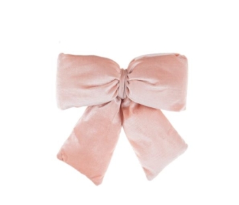 Coquet Christmas Ribbon Ornaments - Pink Velvet