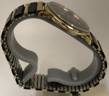 Gold and Black Quartz Men's Watch