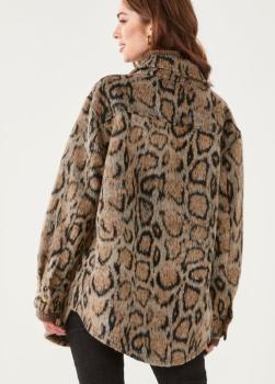 Wooly Leopard Shacket