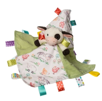 Taggies Buttercup Cow Character Blanket