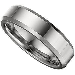 6.3mm Dura Tungsten Beveled Band