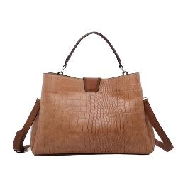 Tati Satchel- Crocodile Brown