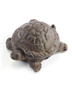 Antiqued Cast Iron Turtle Key Hider