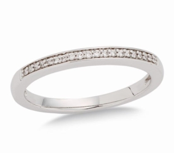 White Gold Diamond Halo Bridal Set
