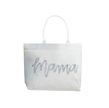 Mama Tote-White