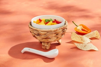 Woven Salsa Tidbit Set