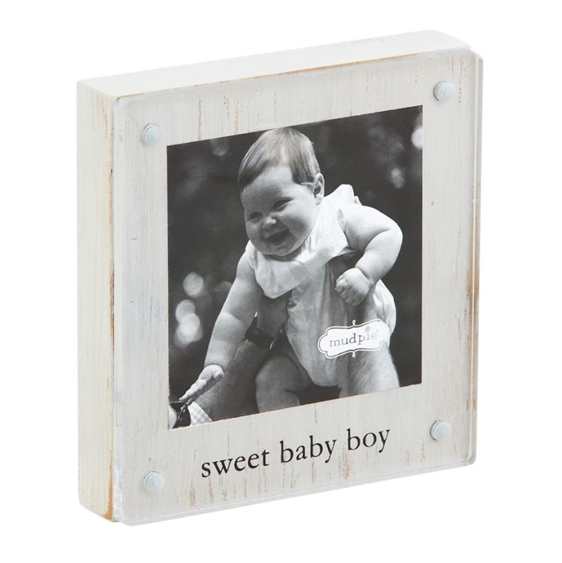 Sweet Baby Boy Acrylic Block Frame